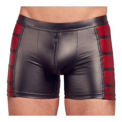 NEK Boxer long VEGA Noir-Rouge